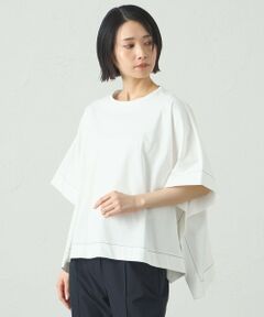 CAST: / キャスト コロン カットソー | 【接触冷感/抗菌防臭/白化軽減】スクエアパタ−ンオーバーカットソー