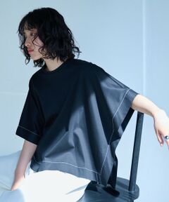 CAST: / キャスト コロン カットソー | 【接触冷感/抗菌防臭/白化軽減】スクエアパタ−ンオーバーカットソー