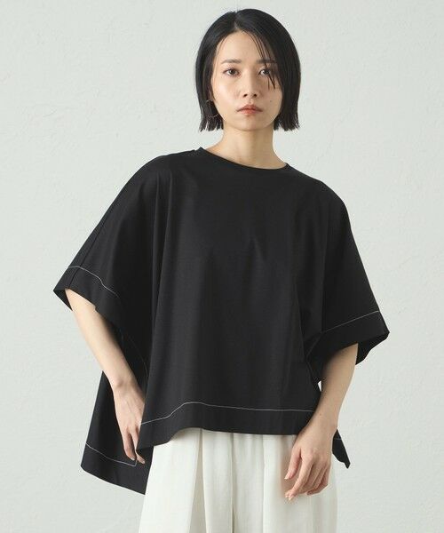 CAST: / キャスト コロン カットソー | 【接触冷感/抗菌防臭/白化軽減】スクエアパタ−ンオーバーカットソー | 詳細11