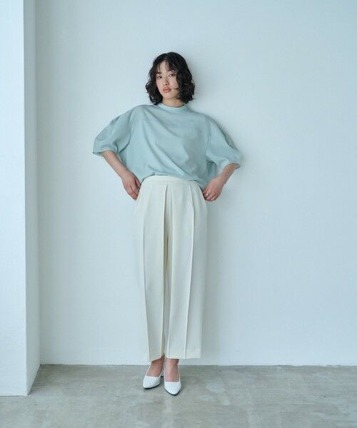 CAST: / キャスト コロン パンツ | 【接触冷感/UV効果/セットアップ対応】デザインタックジャージパンツ | 詳細1