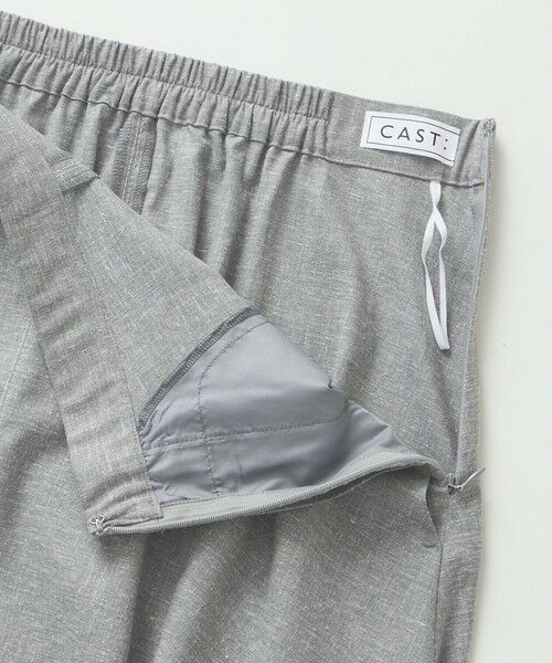 CAST: / キャスト コロン ロング・マキシ丈スカート | 【接触冷感/UV対策/セットアップﾟ対応】ラウンドラインギャザースカート | 詳細9