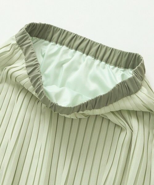 CAST: / キャスト コロン ロング・マキシ丈スカート | 【着回し抜群/セットアップ対応】メッシュカラミプリーツスカート | 詳細11