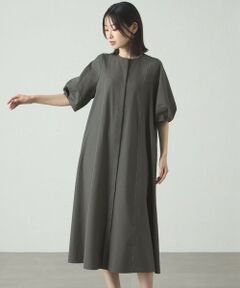 CAST: / キャスト コロン ロング・マキシ丈ワンピース | 【オンでもオフでも活躍】ボリュームスリーブサッカーワンピース