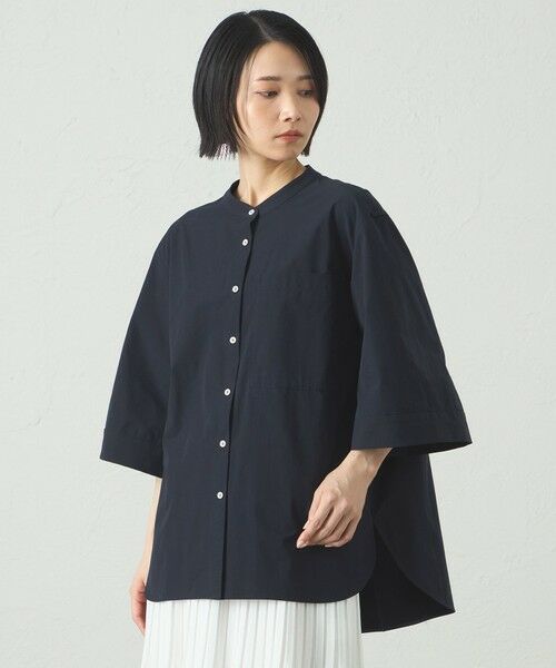 CAST: / キャスト コロン シャツ・ブラウス | 雨の日ロールアップスリーブブラウス | 詳細5