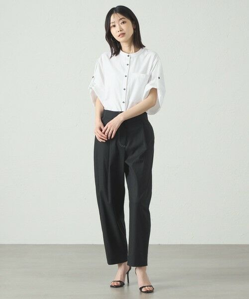 CAST: / キャスト コロン シャツ・ブラウス | 雨の日ロールアップスリーブブラウス | 詳細7