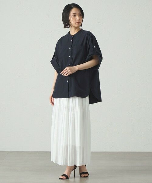 CAST: / キャスト コロン シャツ・ブラウス | 雨の日ロールアップスリーブブラウス | 詳細10