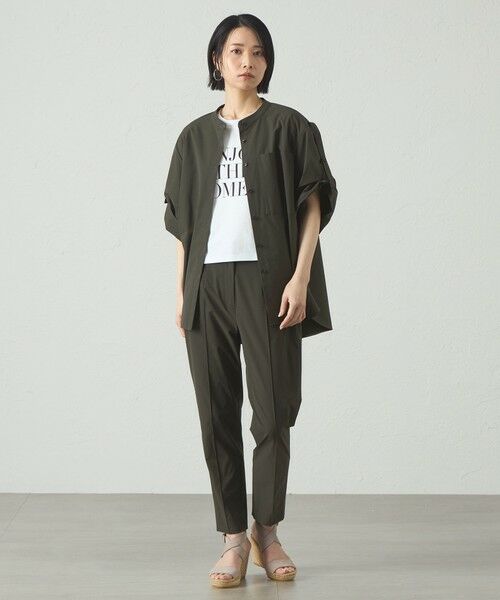 CAST: / キャスト コロン シャツ・ブラウス | 雨の日ロールアップスリーブブラウス | 詳細11