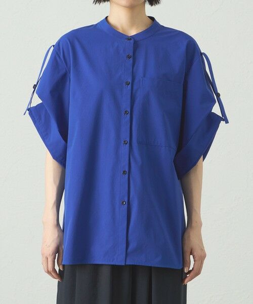 CAST: / キャスト コロン シャツ・ブラウス | 雨の日ロールアップスリーブブラウス | 詳細12