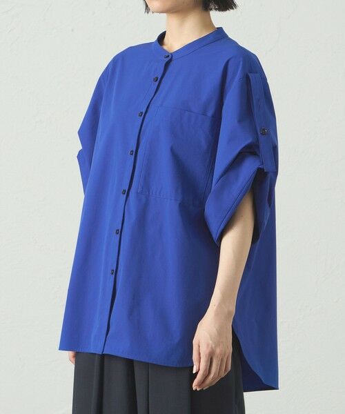 CAST: / キャスト コロン シャツ・ブラウス | 雨の日ロールアップスリーブブラウス | 詳細13