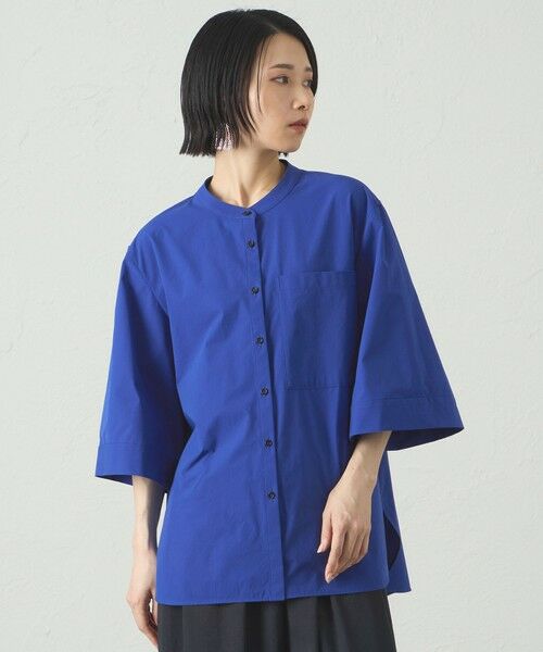 CAST: / キャスト コロン シャツ・ブラウス | 雨の日ロールアップスリーブブラウス | 詳細4