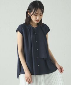 CAST: / キャスト コロン シャツ・ブラウス | 【1枚で着映える】アシンメトリーレイヤードトップス