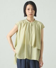 CAST: / キャスト コロン シャツ・ブラウス | 【1枚で着映える】アシンメトリーレイヤードトップス