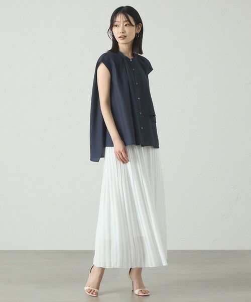 CAST: / キャスト コロン シャツ・ブラウス | 【1枚で着映える】アシンメトリーレイヤードトップス | 詳細6