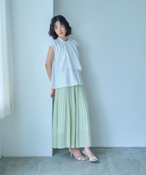 CAST: / キャスト コロン シャツ・ブラウス | 【1枚で着映える】アシンメトリーレイヤードトップス | 詳細2