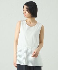 CAST: / キャスト コロン カットソー | 【着回し抜群】プリーツコンビカットソー