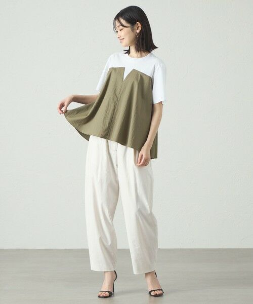 CAST: / キャスト コロン カットソー | 【1枚で着映える】異素材コンビカットソー | 詳細4