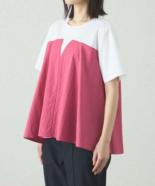 CAST: / キャスト コロン カットソー | 【1枚で着映える】異素材コンビカットソー | 詳細6