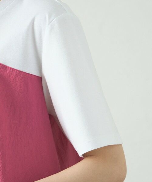 CAST: / キャスト コロン カットソー | 【1枚で着映える】異素材コンビカットソー | 詳細8