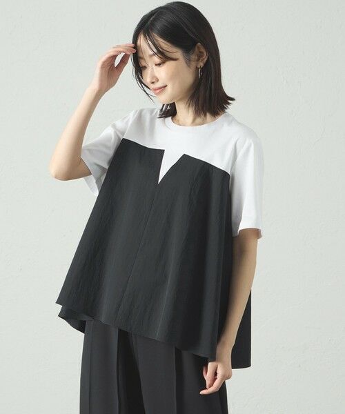 CAST: / キャスト コロン カットソー | 【1枚で着映える】異素材コンビカットソー | 詳細10