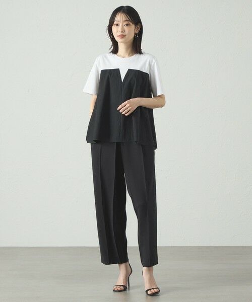 CAST: / キャスト コロン カットソー | 【1枚で着映える】異素材コンビカットソー | 詳細2