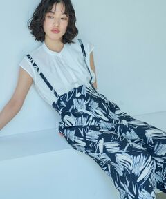 CAST: / キャスト コロン パンツ | 【1枚で着映える】ペイントプリントサスペンダーパンツ