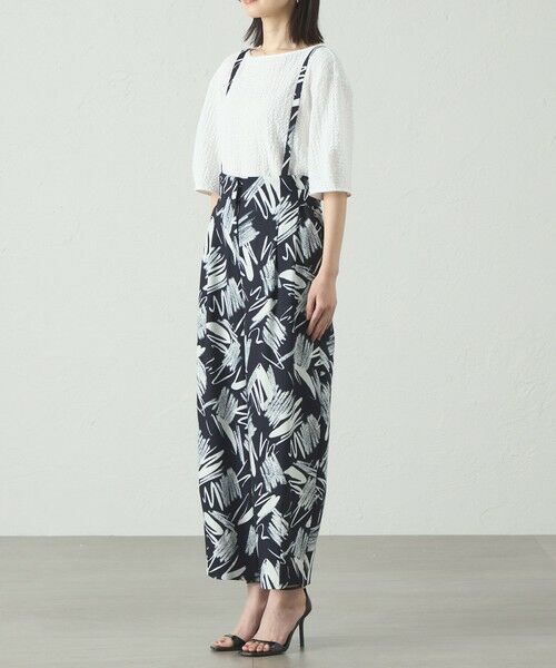 CAST: / キャスト コロン パンツ | 【1枚で着映える】ペイントプリントサスペンダーパンツ | 詳細6