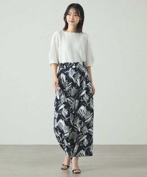 CAST: / キャスト コロン パンツ | 【1枚で着映える】ペイントプリントサスペンダーパンツ | 詳細2