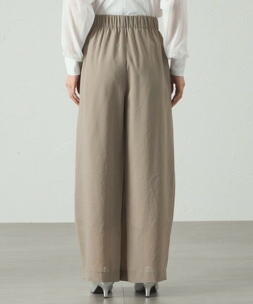 CAST: / キャスト コロン パンツ | 【着用しわ軽減/セットアップ対応】シアータックギャザーパンツ | 詳細12