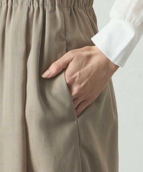 CAST: / キャスト コロン パンツ | 【着用しわ軽減/セットアップ対応】シアータックギャザーパンツ | 詳細13