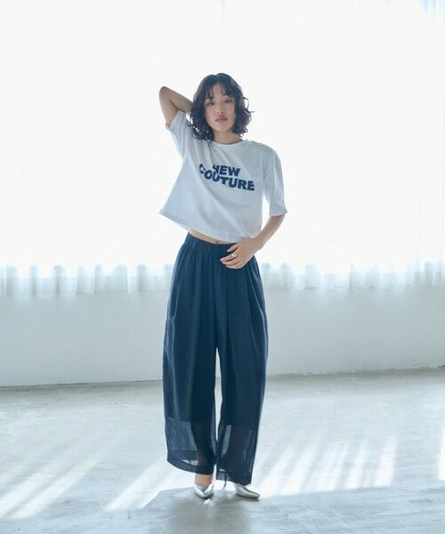 CAST: / キャスト コロン パンツ | 【着用しわ軽減/セットアップ対応】シアータックギャザーパンツ | 詳細4