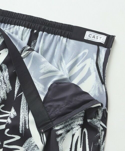 CAST: / キャスト コロン ロング・マキシ丈スカート | 【1枚で着映える】ペイントプリントギャザースカート | 詳細7