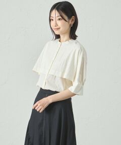 CAST: / キャスト コロン シャツ・ブラウス | 【1枚で着映える】レイヤードブラウス