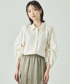 CAST: / キャスト コロン シャツ・ブラウス | 【着回し抜群】ドローストリングブラウス