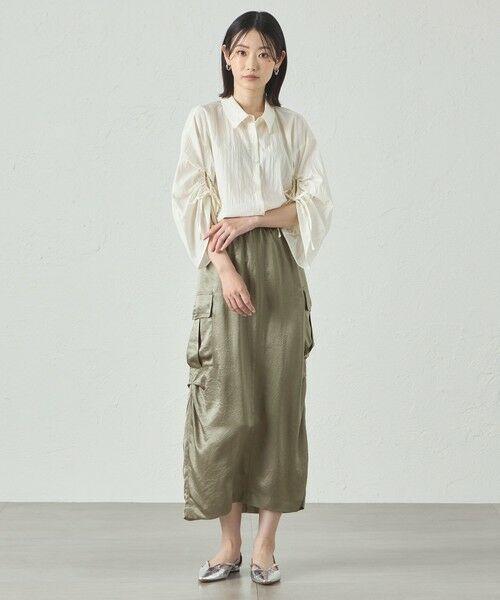 CAST: / キャスト コロン シャツ・ブラウス | 【着回し抜群】ドローストリングブラウス | 詳細1