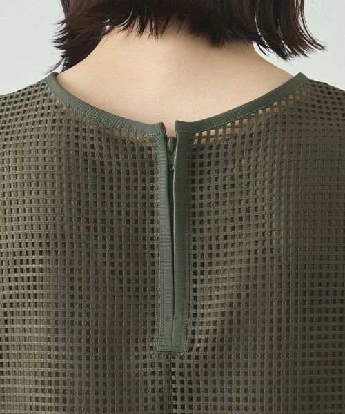 CAST: / キャスト コロン シャツ・ブラウス | 【セットアップ対応/オンでもオフでも活躍】メッシュクロップドトップス | 詳細7