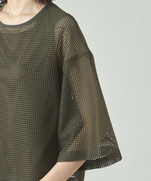 CAST: / キャスト コロン シャツ・ブラウス | 【セットアップ対応/オンでもオフでも活躍】メッシュクロップドトップス | 詳細8