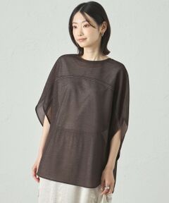 CAST: / キャスト コロン カットソー | 【着回し抜群】リネンライクラウンドフォルムカットソー