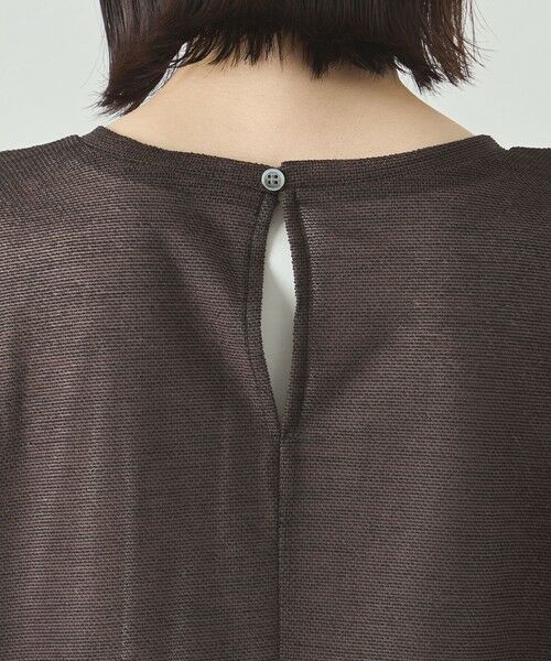 CAST: / キャスト コロン カットソー | 【着回し抜群】リネンライクラウンドフォルムカットソー | 詳細6