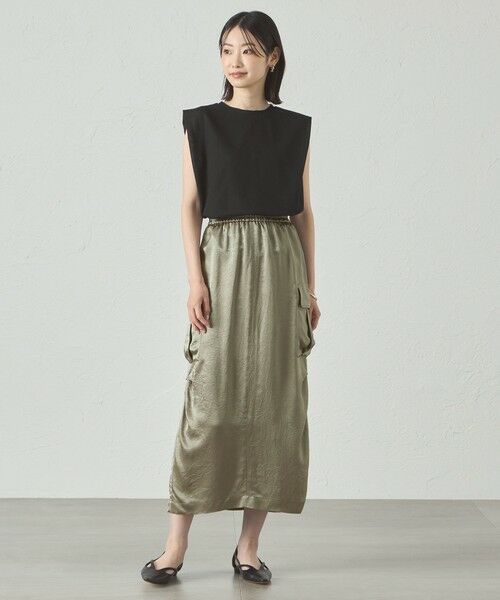 CAST: / キャスト コロン カットソー | 【着回し抜群】リネンライクショルダータックカットソー | 詳細1