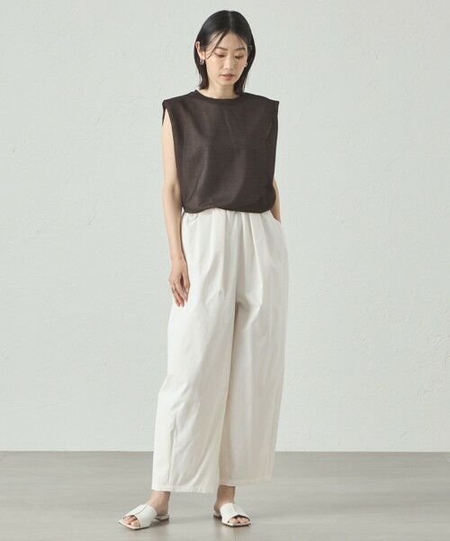 CAST: / キャスト コロン カットソー | 【着回し抜群】リネンライクショルダータックカットソー | 詳細3