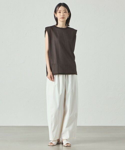 CAST: / キャスト コロン カットソー | 【着回し抜群】リネンライクショルダータックカットソー | 詳細2
