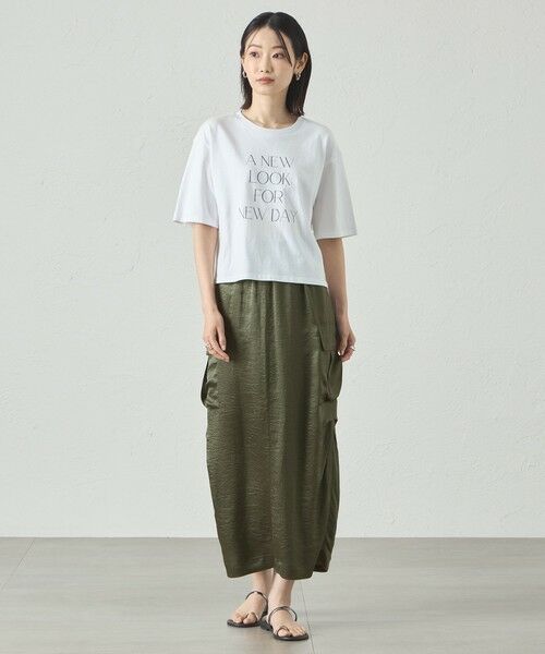 CAST: / キャスト コロン カットソー | 【A NEW LOOK FOR NEW DAY】ラメプリントTシャツ | 詳細1