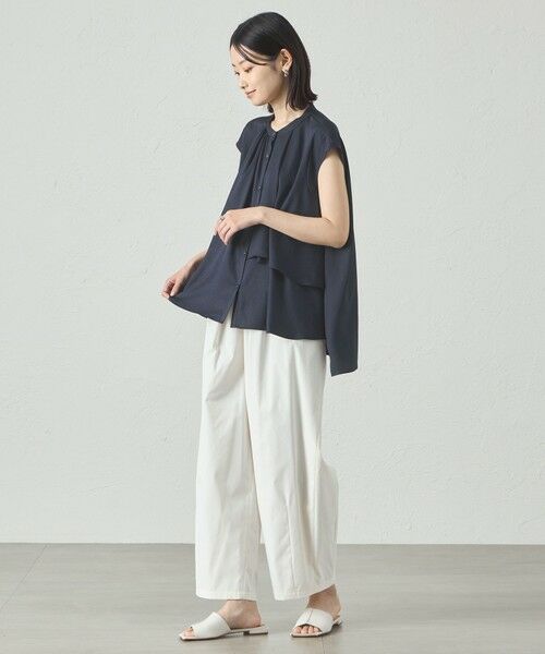 CAST: / キャスト コロン パンツ | 【はっ水機能】ギャザーフォルムパンツ | 詳細2