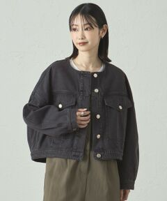 CAST: / キャスト コロン その他アウター | 【着回し抜群】フォルムデニムブルゾン