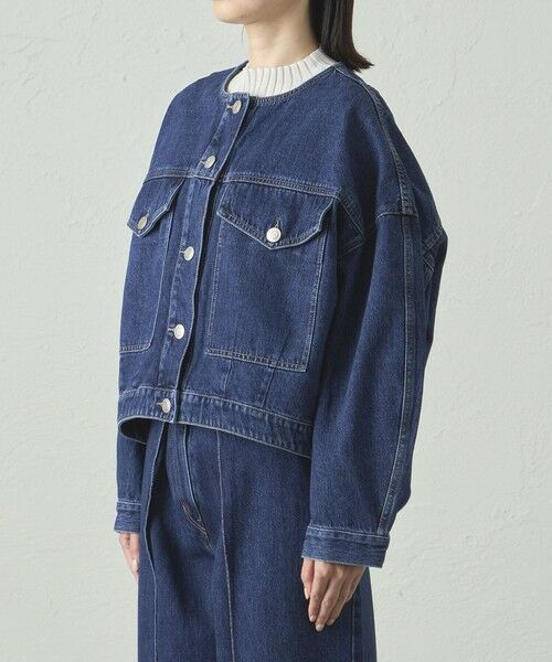 CAST: / キャスト コロン その他アウター | 【着回し抜群】フォルムデニムブルゾン | 詳細4