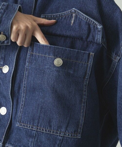 CAST: / キャスト コロン その他アウター | 【着回し抜群】フォルムデニムブルゾン | 詳細6