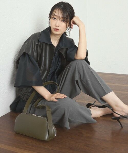 CAST: / キャスト コロン その他アウター | 【着回し抜群】レザーライクジレ | 詳細8