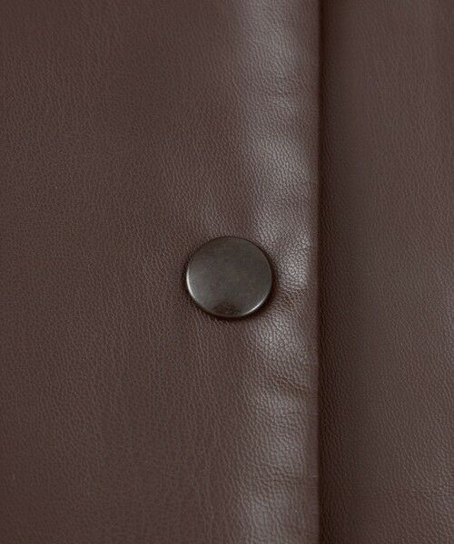 CAST: / キャスト コロン その他アウター | 【着回し抜群】レザーライクジレ | 詳細17