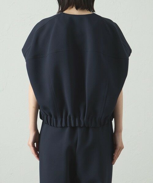 CAST: / キャスト コロン その他アウター | 【UV効果/着用シワ軽減/セットアップ対応】ラウンドフォルムジレ | 詳細5