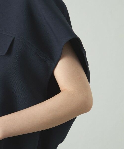 CAST: / キャスト コロン その他アウター | 【UV効果/着用シワ軽減/セットアップ対応】ラウンドフォルムジレ | 詳細6